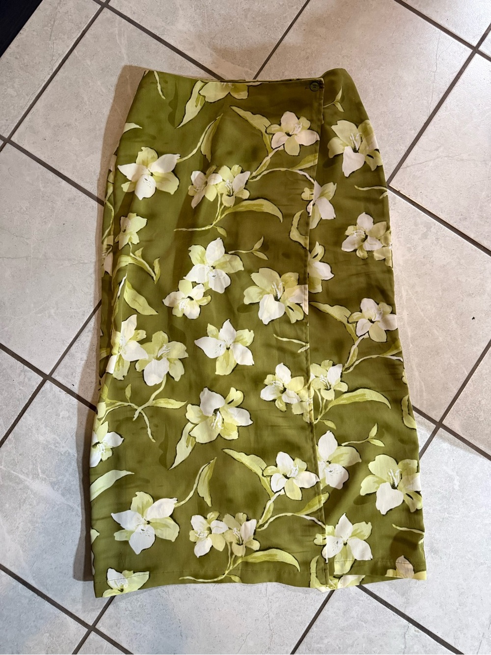 Vintage penmens wrap Skirt with knit crop wmns - med